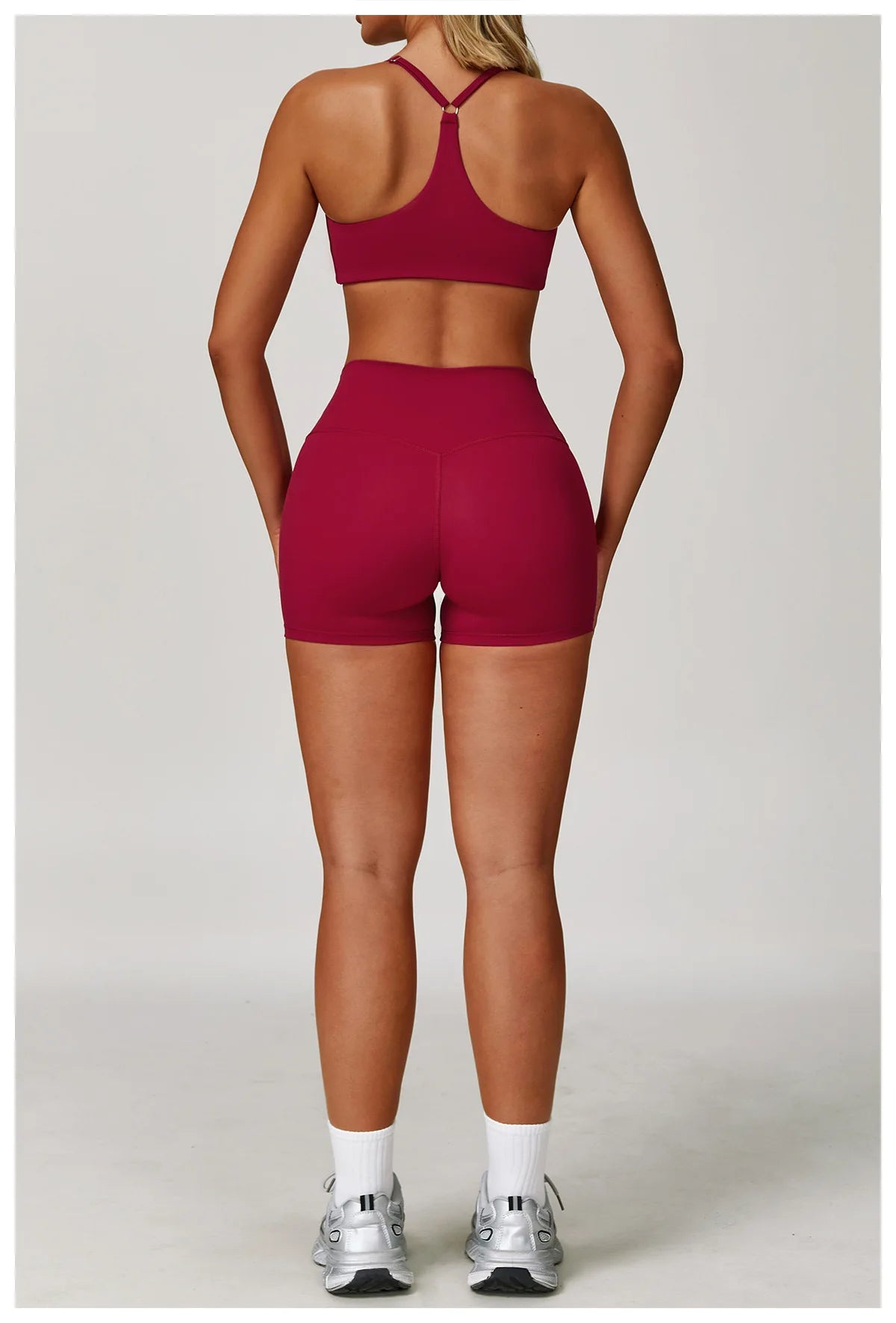 Sports Bra + Short — QuickDry Workout Set with Sculpting Fit (2–3 Piece)