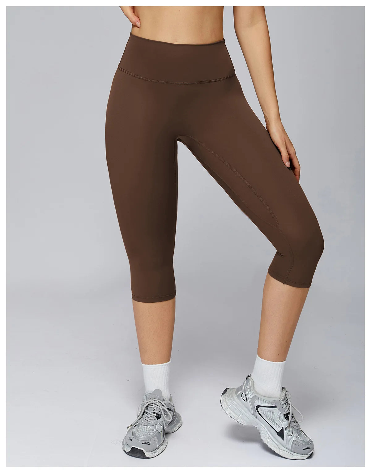 Legging Capri High Waist Tummy Control Push Up