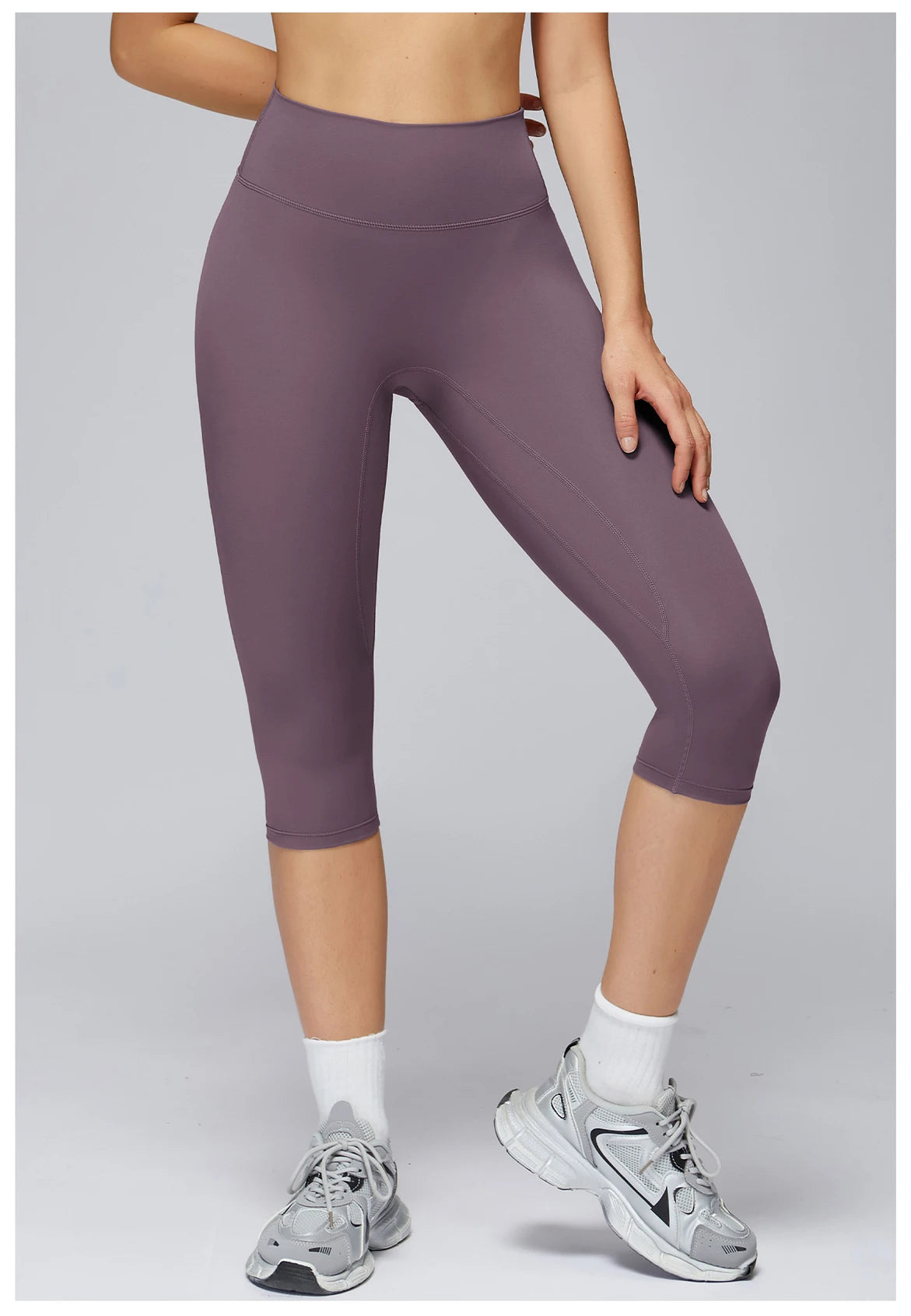 Legging Capri High Waist Tummy Control Push Up