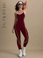Sleeveless Backless Catsuit Jumpsuit Womens