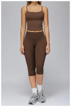 Legging Capri High Waist Tummy Control Push Up