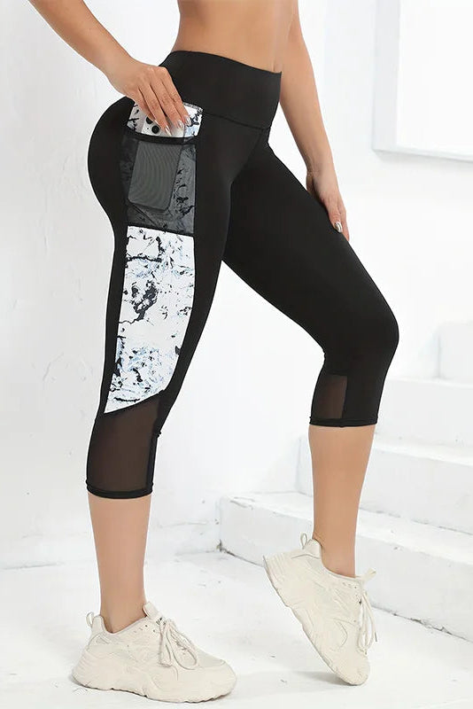 Legging Capri High Waist Phone Pocket Butt Lift