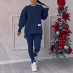 Serena Peplum Sweatshirt Set
