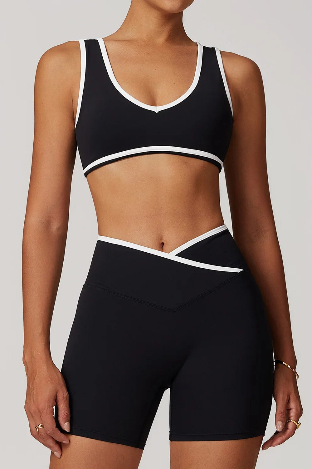 Tank Top + Leggings/Shorts — Sleek Fit Workout Set with Sculpting Fit