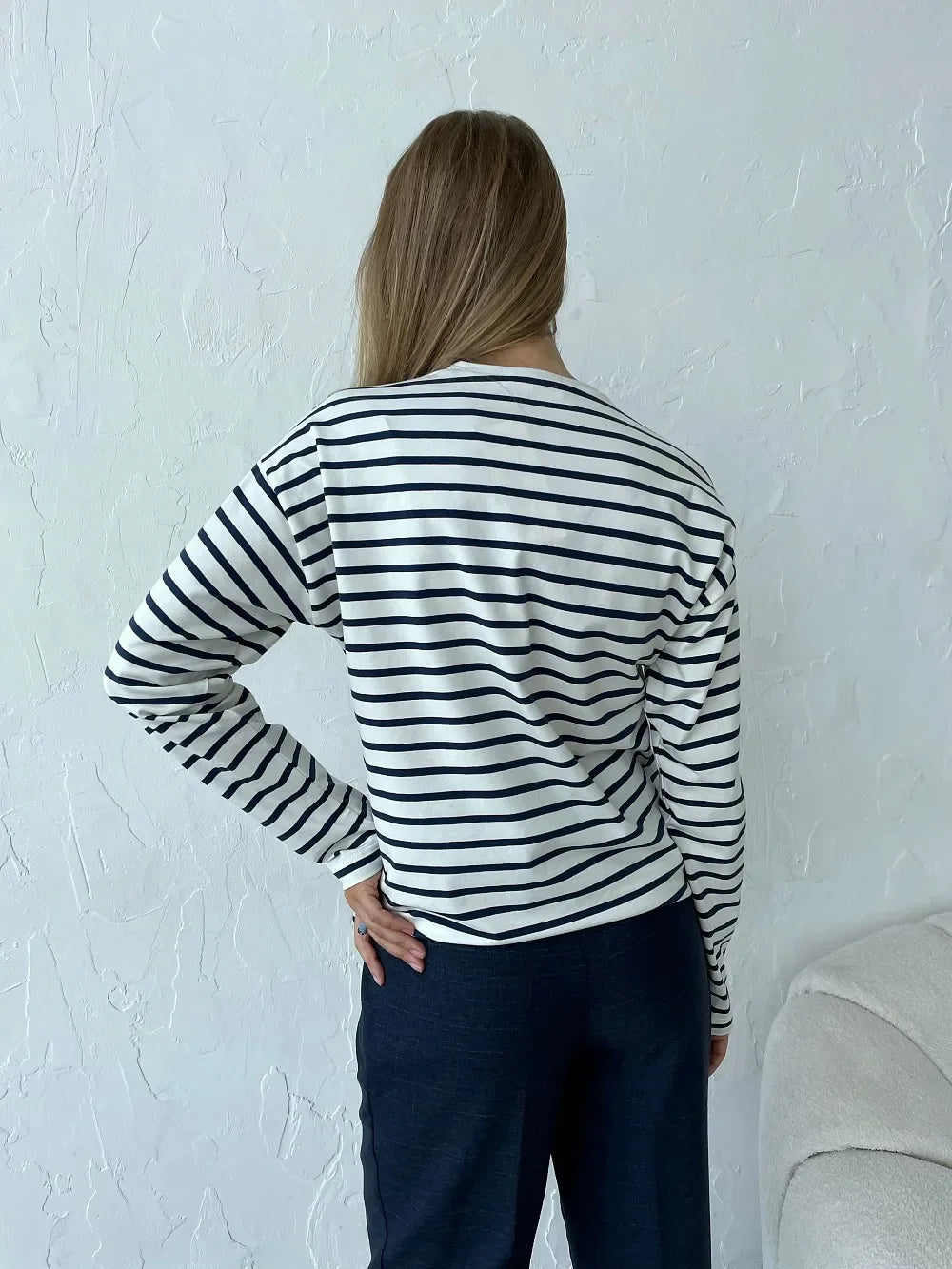 Marlowe Striped Long Sleeve Tee