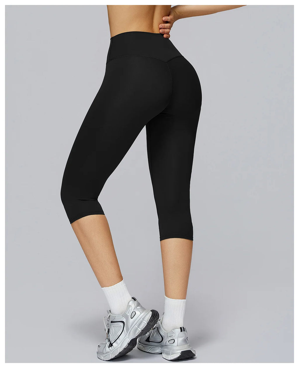 Legging Capri High Waist Tummy Control Push Up