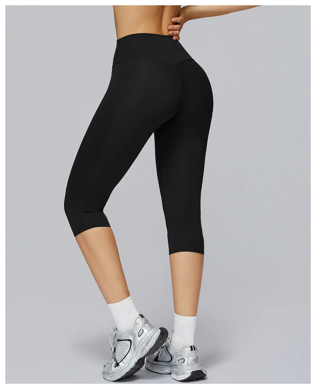 Legging Capri High Waist Tummy Control Push Up