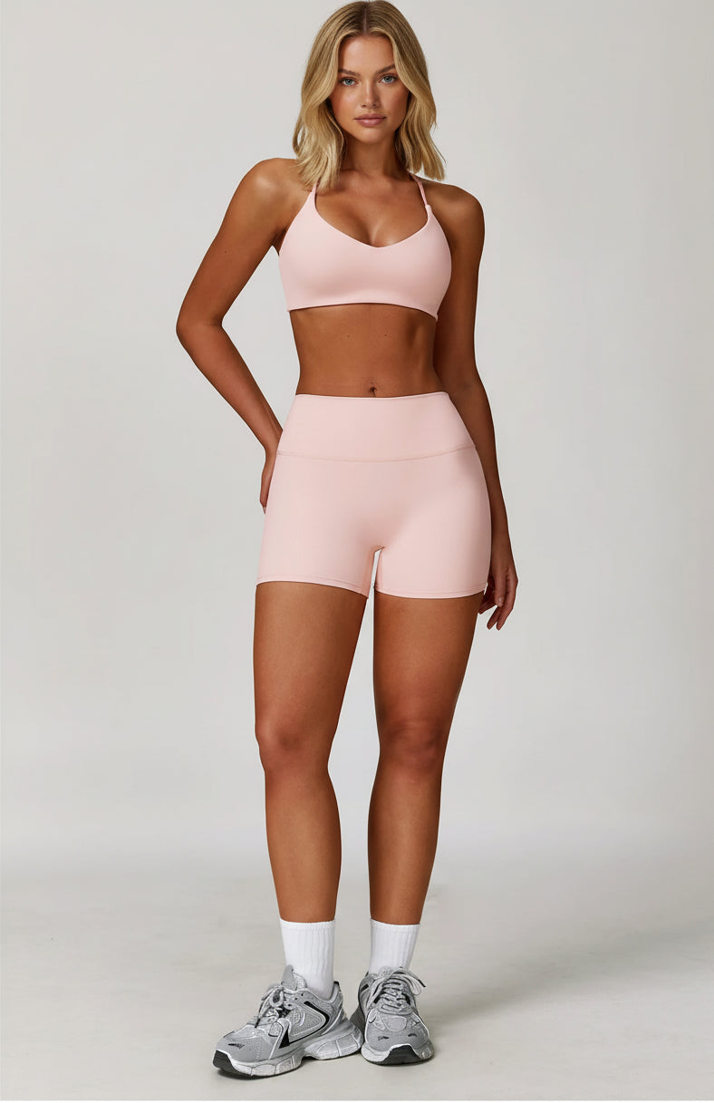 Sports Bra + Short — QuickDry Workout Set with Sculpting Fit (2–3 Piece)