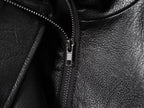 Jaqueta Bomber Oversized Couro PU Texturizado
