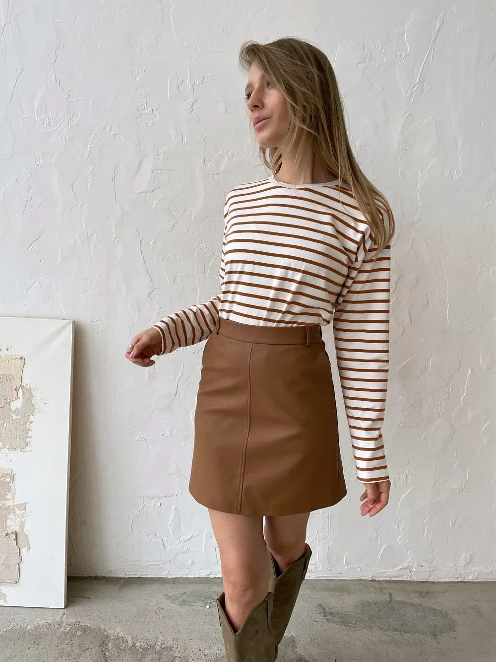 Marlowe Striped Long Sleeve Tee