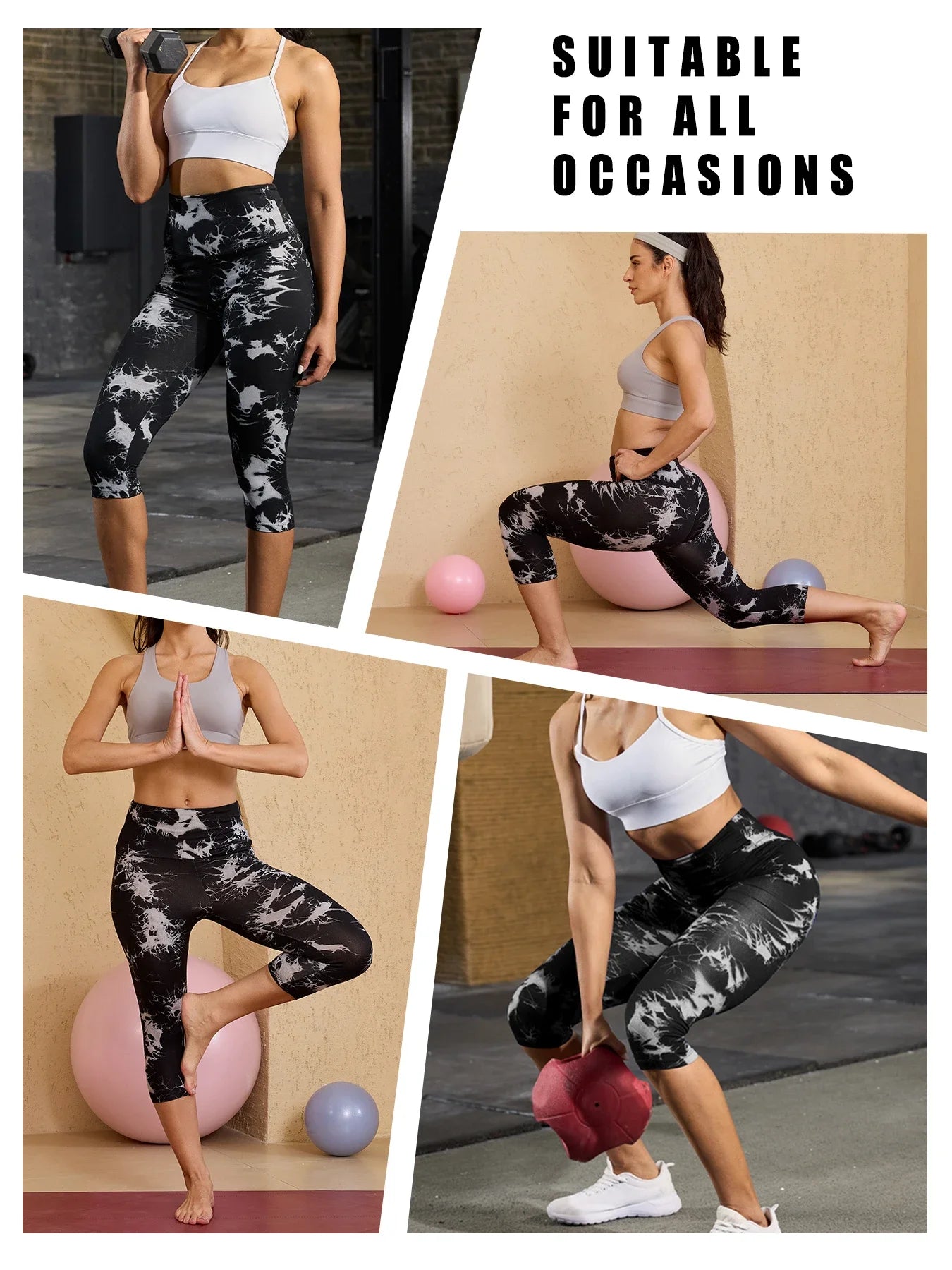 Legging Capri High Waisted Tummy Control