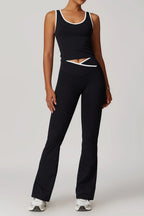 Tank Top + Leggings/Shorts — Sleek Fit Workout Set with Sculpting Fit