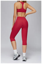 Legging Capri High Waist Tummy Control Push Up