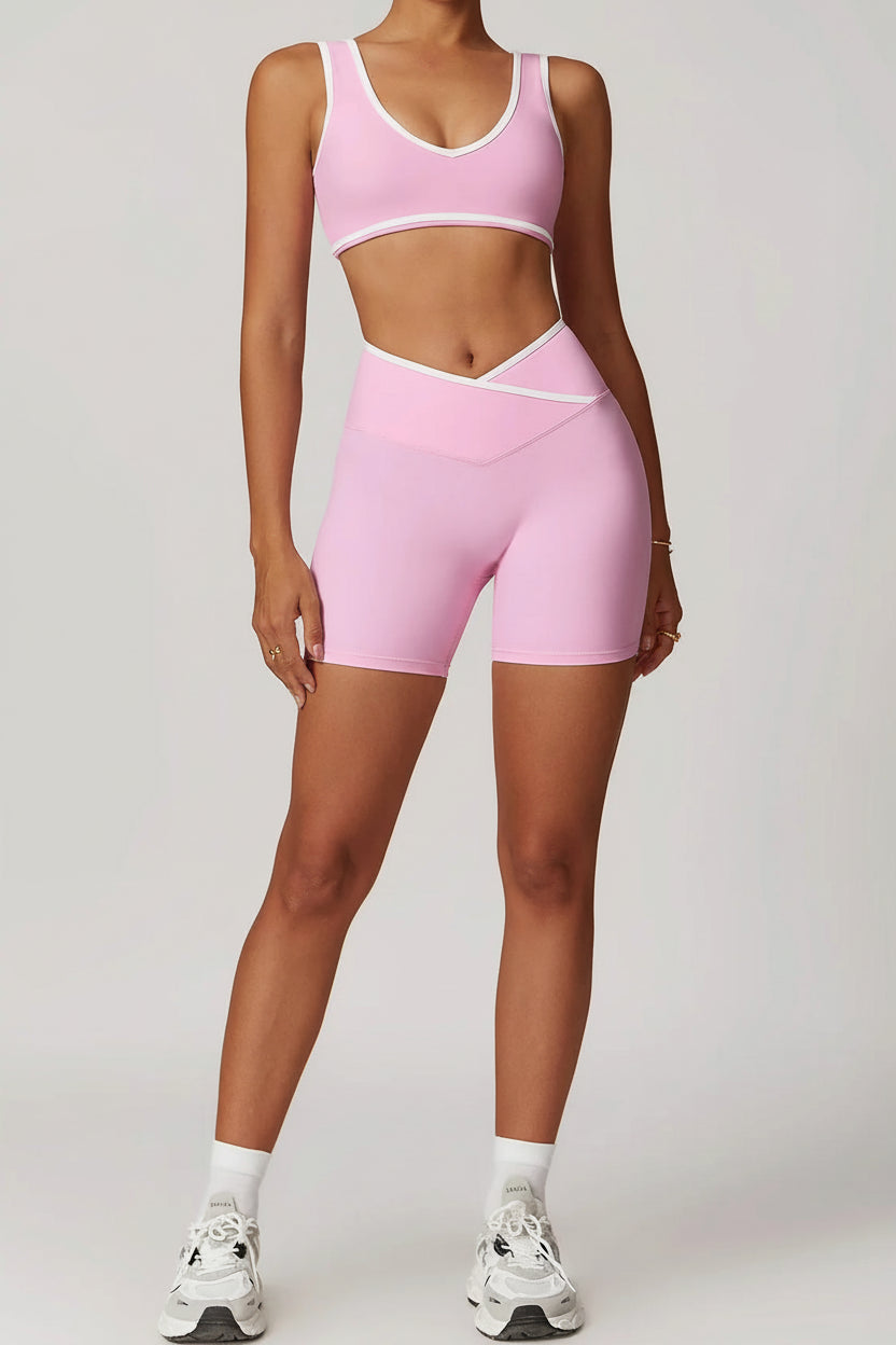 Tank Top + Leggings/Shorts — Sleek Fit Workout Set with Sculpting Fit