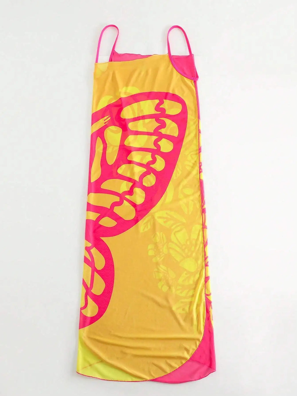 Butterfly Print Beach Cover Up Sarong Wrap Tunic