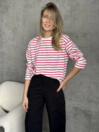 Marlowe Striped Long Sleeve Tee