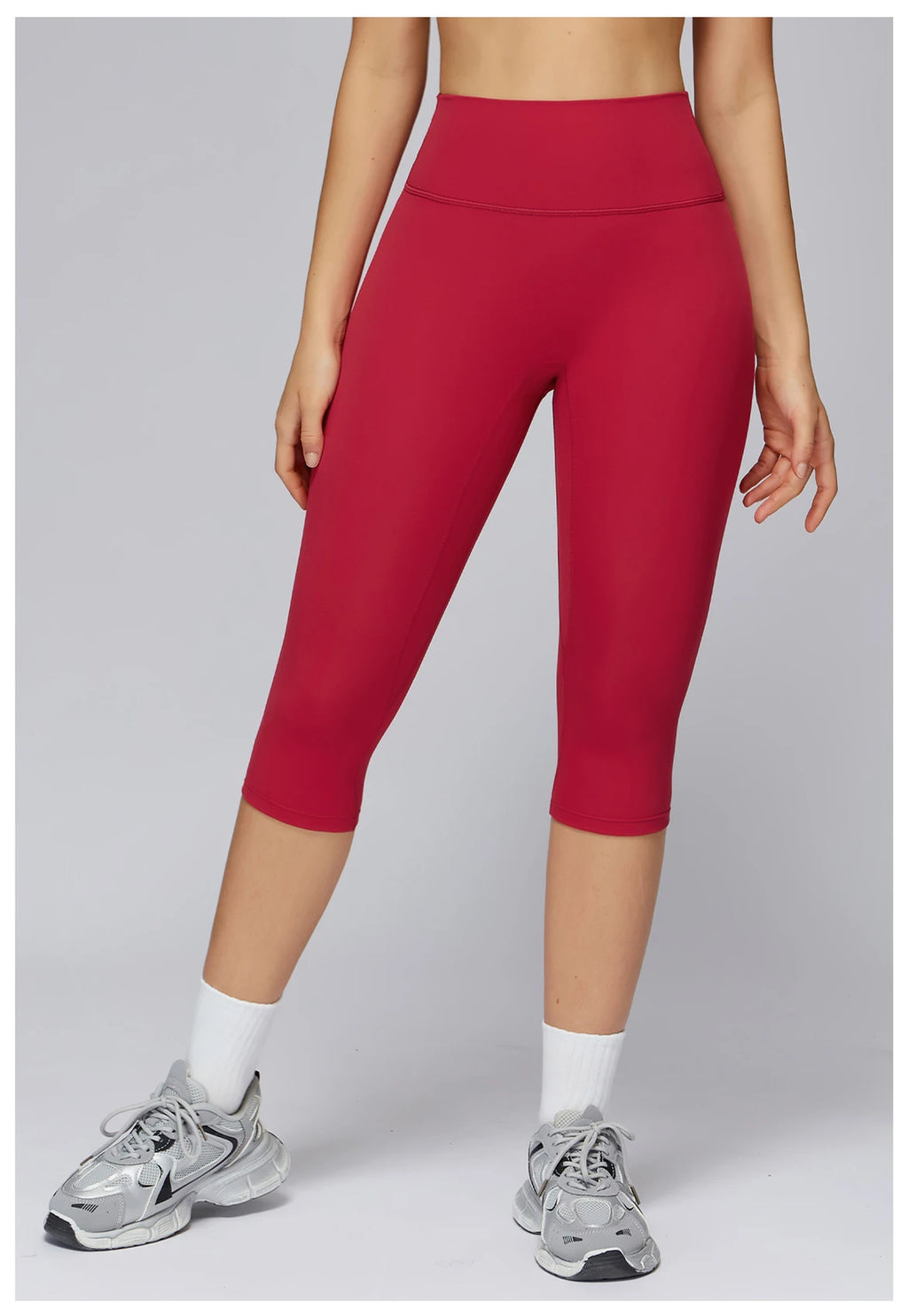 Legging Capri High Waist Tummy Control Push Up