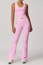 Tank Top + Leggings/Shorts — Sleek Fit Workout Set with Sculpting Fit