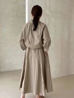 Noelle Cropped Shirt & Maxi Skirt Set