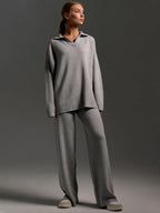 Liora Polo Knit Lounge Set