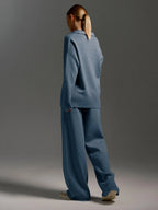 Liora Polo Knit Lounge Set