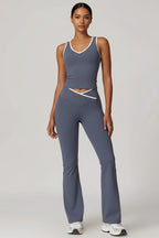 Tank Top + Leggings/Shorts — Sleek Fit Workout Set with Sculpting Fit