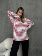 Marlowe Striped Long Sleeve Tee
