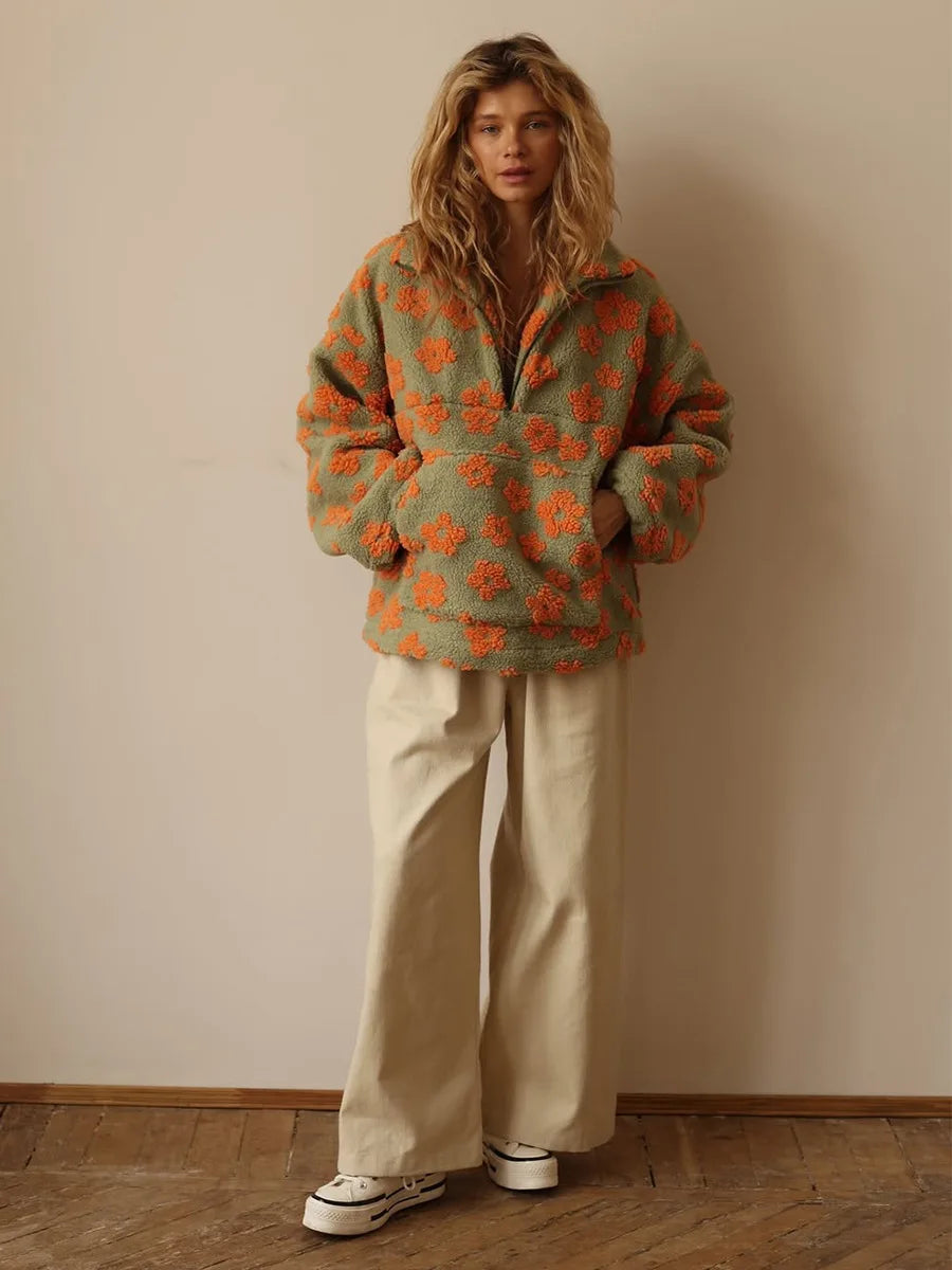 Flora Fleece Quarter-Zip Pullover