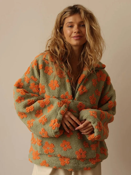 Flora Fleece Quarter-Zip Pullover