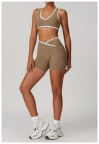 Tank Top + Leggings/Shorts — Sleek Fit Workout Set with Sculpting Fit