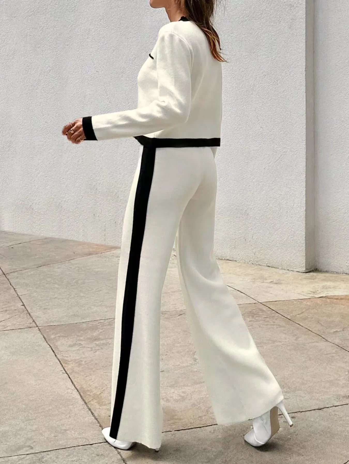 Conjunto Tricô Monroe Contrast
