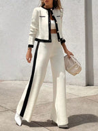 Monroe Contrast Knit Set