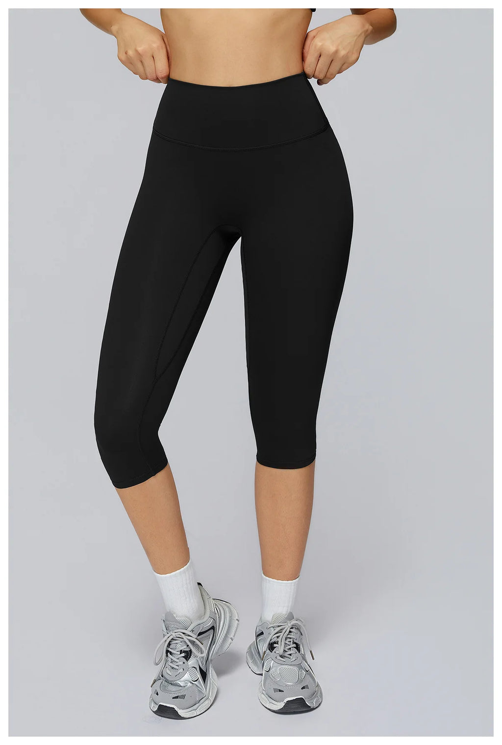 Legging Capri High Waist Tummy Control Push Up