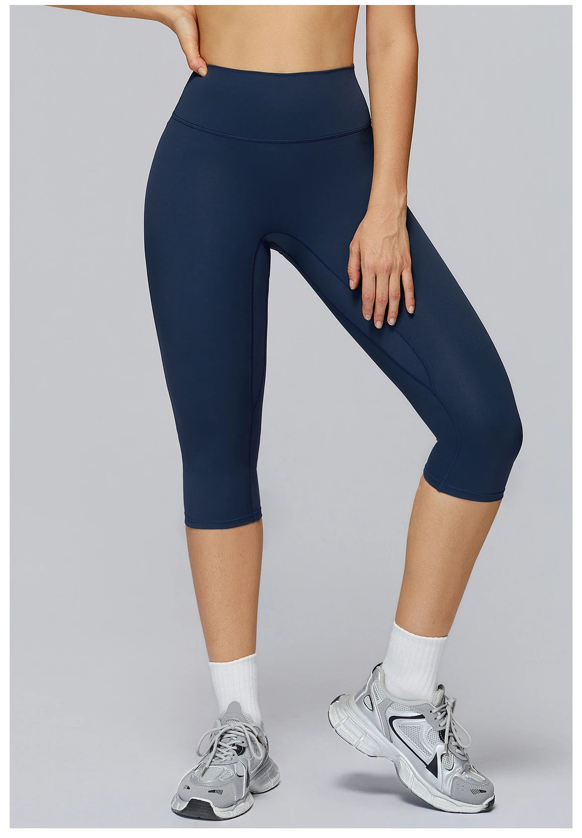 Legging Capri High Waist Tummy Control Push Up