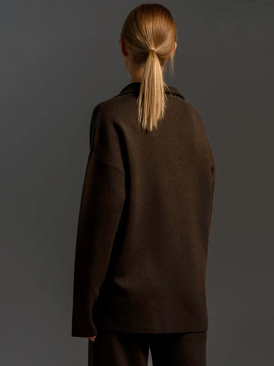 Liora Polo Knit Lounge Set