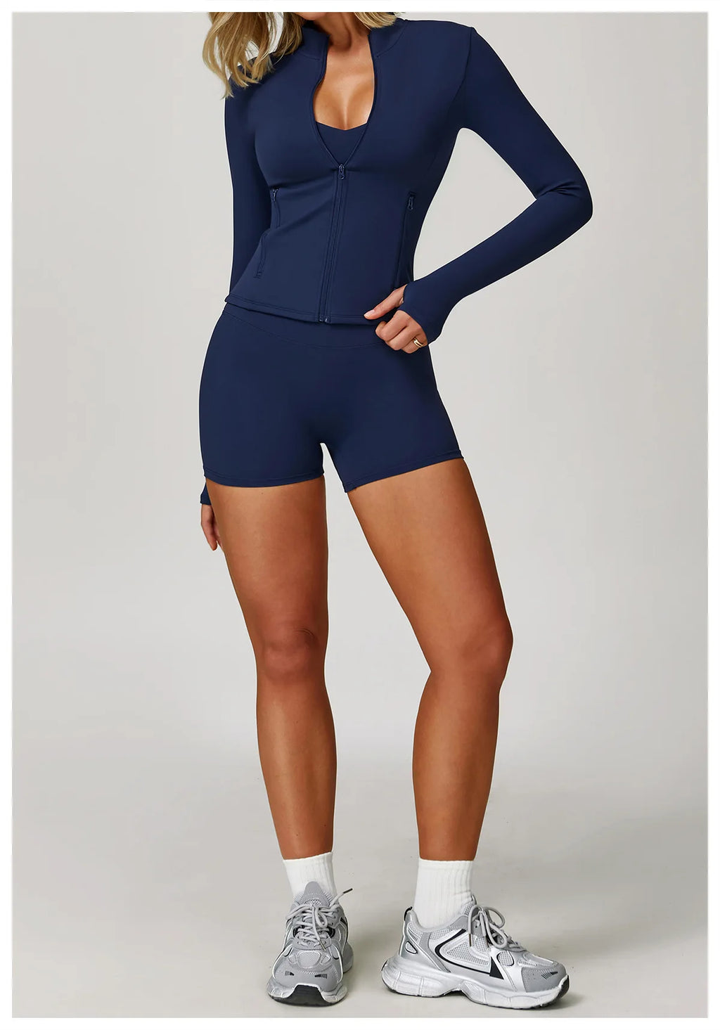 Sports Bra + Short — QuickDry Workout Set with Sculpting Fit (2–3 Piece)
