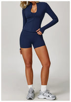 Sports Bra + Short — QuickDry Workout Set with Sculpting Fit (2–3 Piece)