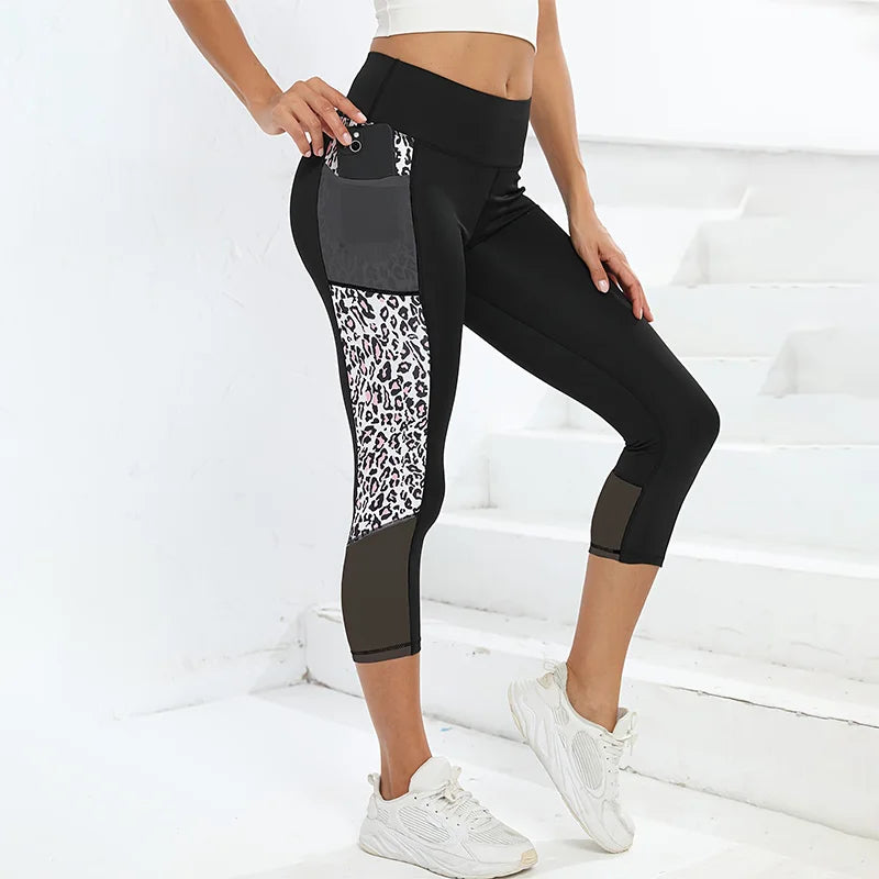 Legging Capri High Waist Phone Pocket Butt Lift