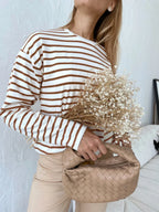 Marlowe Striped Long Sleeve Tee