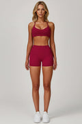 Sports Bra + Short — QuickDry Workout Set with Sculpting Fit (2–3 Piece)
