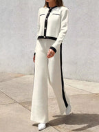 Monroe Contrast Knit Set