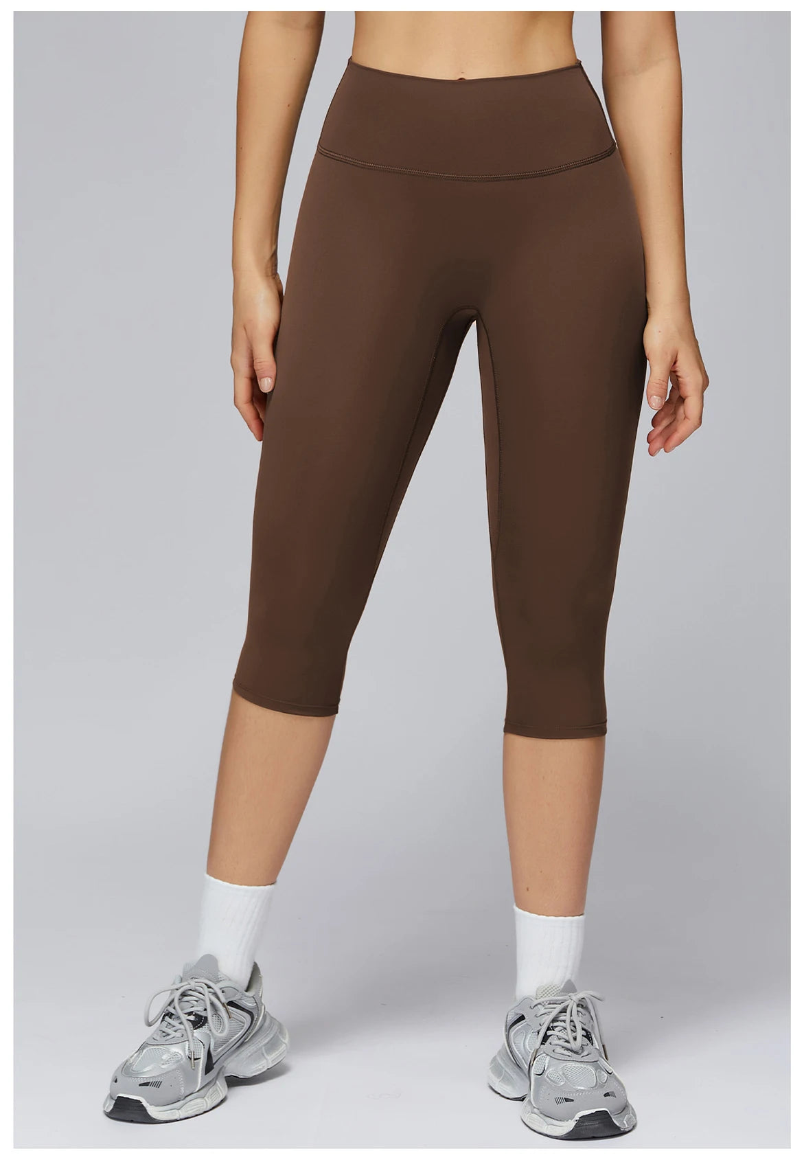 Legging Capri High Waist Tummy Control Push Up