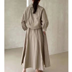Noelle Cropped Shirt & Maxi Skirt Set