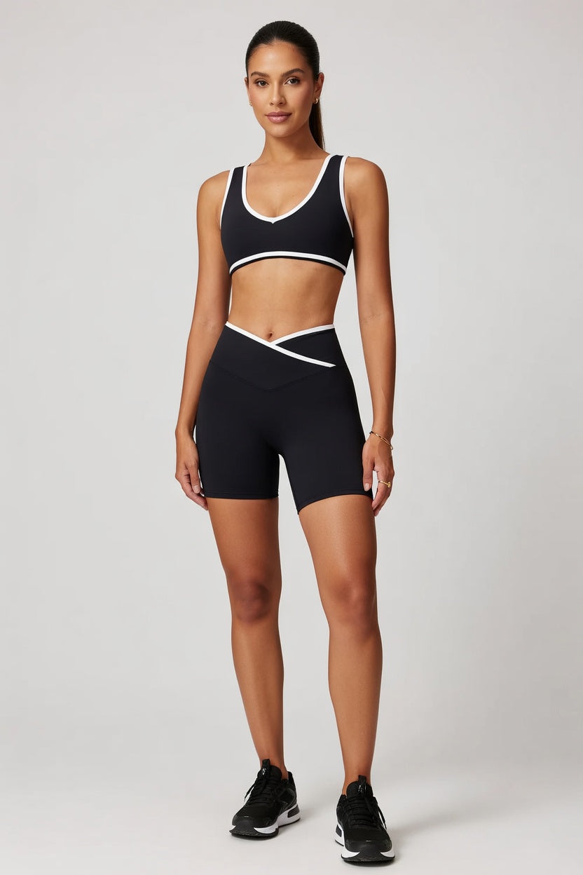 Tank Top + Leggings/Shorts — Sleek Fit Workout Set with Sculpting Fit
