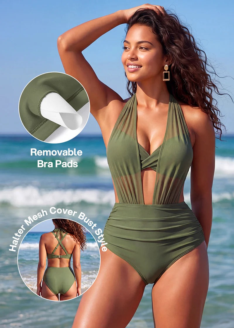 LunaMesh™ Sculpting One-Piece Swimsuit